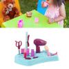 Kids Hair Salon Playset, Hair Styling Toys for Girls and Boys, Barber Kit with Comb Scissors Hair Dryer, Complete Hairdresser Accessories for Kids Over 3 Years Old view 3