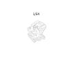 DuskHaven 1:64 Scale Miniature Garage Repair Play Accessory, Ideal for A Sand Table, Blue view 3