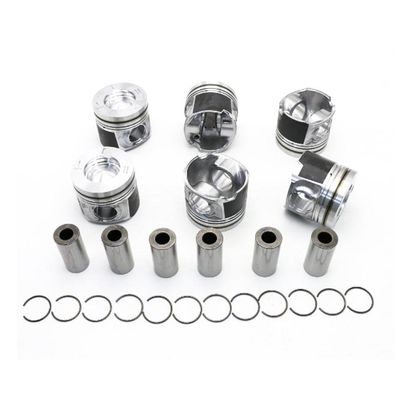 N57D30 Engine Piston Set +0.5 Compatible With 3 Series 4 Series 5 Series 6 Series 7 Series X3 X4 X5 X6 Models