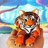 3D Printed Tiger, 12 Inches Articulated Jungle Wild Animal Toy, Home Office Executive Desk Decoration AT001-ORNGE-LARGE view 1