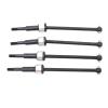 Front Rear Drive Shaft Compatible with Redcat for Blackout for XTE SC for XBE Pro 1/10 RC Car Parts Accessories 4Pcs Metal Front and Rear Drive Shaft CVD view 3