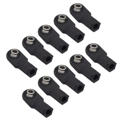 RC Repairs Spare Parts For SCX10 For TRX4 D90 TF2 CC01 For Yikong 1/10 10 Plastic M4 Rod End Connectors Straight And Bent RC Crawler Parts Accessories(TypeB)