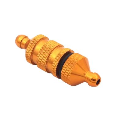 RC Repairs Spare Parts For Nitro For HSP 02156 94122 94188 For Traxxas For TRX4 1/8 1/10 1 PC Aluminum Filter RC For Racing Car Spare Parts(Yellow)