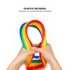 10PCS Kids Exercise Hoops Jumping Hopscotch Game Rings for Sensory Training Physical Fitness (L) view 2