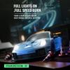 1:20 Scale 4WD RC Drift Car, 2.4GHz Remote Control Racing Car with LED Lights, with Interchangeable Racing & Drift Tires, High Speed LED Light Vehicle for Adults and Hobbyists Blue view 2