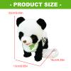 AOSAIXIS Interactive Plush Electronic Puppy Toy, Electronic Panda Toy, USB Rechargeable Robotic Pet, Touch Response, Leash Control & Music,Ideal for Fun Learning Gadget view 4