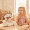 Genrico Ice Cream Shop Toy - Wooden Pretend Play - Children's Dessert Kitchen Toys - for Birthday Parties, Boys and Girls Ages 3 to 6 Years, Kitchen, Supermarket and Picnic view 3