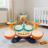 Boys Drum Set - Adjustable Portable Drum, Boy Drums Set, Drums instrument Toy, Interactive Music Learning, Children Boys Girls Preschool Play Travel | Home Classroom Birthday Halloween Party Entertain view 3