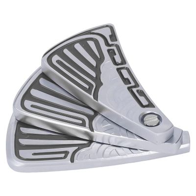 BAFOVY Folding Fan Slider Toy, 3 Layer Double Track Magnetic Push Fidget Toy for Stress Relief, with Stainless Steel Ergonomic Design for Adults Office Home Travel (Black)