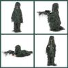 Nuiorfty Ghillie Suit for Kids Height 51.18-59.06 inch 5 in 1 Breathable 3D Camo Suit Hunting Clothes Including Jacket Pants Hood Carry Bag view 3