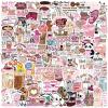 100Pcs Funny Coffee Stickers Meme Coffee Expressions Sticker for Teens Adults, Snarky Vinyl Water Bottle Stickers Pack, Waterproof Cool Meme Decals for Laptop Scrapbook Sarcastic Hard Hats (Coffe) view 1