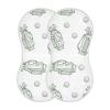 Emelivor Golf Ball White Print Muslin Burp Cloths for Baby Super Soft Baby Burp Cloths Set of 4 Absorbent Baby Washcloths Bibs Towel Spit Up Burping Rags for Newborn Boys Girls Babies view 2