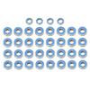 36pcs Full Sealed Steel Bearing Kit for Tamiya GF-02 Chassis, Smooth Drive & Dust Proof Upgrade Set view 1