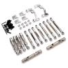 RC Crawlers Components For WPL C14 C24 C24-1 C54 1/16 RC Car Metal For Chassis Link Rod Pull Rod Mount Shock Absorber Drive Shaft Set Upgrade Parts(Silver) view 1