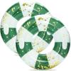 Large Inflatable Pool Floats with Handles for Adults- Pool Floaties Pool Tubes Swim Rings with Gold Sequins Inflatable Pool Float for Swimming Pool Party Lake Beach Adults (Green Stripes) view 1