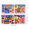 OATIPHO 56pcs Traffic Sign Toys, Mini Road Signs and Traffic Light Toy Set for Children Safety Education Plaything Train Table Accessories, Car Garage Playing, view 2