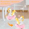 Baby Swan Musical Crawling Toy with Lights, Sounds, Blowing Ball, Infant Sensory Toys, Birthday Gifts for Kids Boy Girl 3 4 5 6 7 8 Years view 2