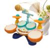 Boys Drum Set | 15.35 X 9.44 X 12.99 Inch Drums Set Musical Instruments | Small Drum Toy | for Children Boys Girls Preschool Daycare Home Classroom Play Travel Halloween Party view 1