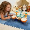 Boys Drum Set | 15.35 X 9.44 X 12.99 Inch Drums Set Musical Instruments | Small Drum Toy | for Children Boys Girls Preschool Daycare Home Classroom Play Travel Halloween Party view 2