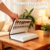 3D Printed Chess Book, Portable Folding Storage Book Board Game Set for Adults view 3