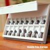 3D Printed Chess Book, Portable Folding Storage Book Board Game Set for Adults view 4