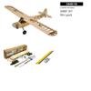 AEORCACC S08 J3 Cub 1180mm Balsa Wood RC Airplane Kit- MM2212-2216 Motor/20-30A ESC Compatible, Electric Power Beginner-Friendly Build Wooden DIY Assembly RC Plane view 2