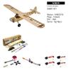 AEORCACC S08 J3 Cub 1180mm Balsa Wood RC Airplane Kit- MM2212-2216 Motor/20-30A ESC Compatible, Electric Power Beginner-Friendly Build Wooden DIY Assembly RC Plane view 2