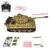 TOUCAN RC HOBBY Plastic 7.0 Henglong 1/16 German Tiger I RTR RC Tank 3818 Military Armored Vehicle BB IR Barrel Recoil Steel Gearbox 320 Degree view 2