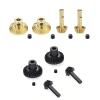1 Set Drive Shaft Gears Steel Front and Rear Shaft Gears Suitable for M-N D90 D99 MN99S and for W-PL B24 B36 C14 C24 RC Car Parts(1set (Steel)) view 2