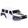 RC SCX10 Hard Shell&1/10 Jeep Wrangler Body for 1/10 SCX10i ii 90046 90047 and Other 313 Wheelbase RC Cars (White) view 2