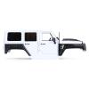 RC SCX10 Hard Shell&1/10 Jeep Wrangler Body for 1/10 SCX10i ii 90046 90047 and Other 313 Wheelbase RC Cars (White) view 4