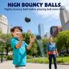 Wulou Super High Bouncing Space Moon Bouncy Balls, Extreme Bounce for Kids Sensory Play and Athlete Training, 12 Pack (Camouflage) view 2