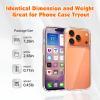 Dummy Fake Phone Model, Looks Like The Real Phone Dummy Compatible with Phone 17 Pro, Prank Stuff Decoy Pear Non-Working Toy Phone 17 Pro for Kids Pink Orange (Rainbow Front) view 3