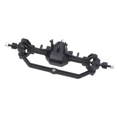 Plastic Front and Rear Axle Set Complete with Servo Mount Compatible with 1/18 RC Crawler(Front axle)