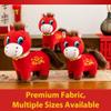 2026 Year of The Horse Stuffed Animals Toys Chinese New Year Plush Horse Mascot Chinese Zodiac Ornaments for Home Spring Festival Decorations Lunar New Years Gifts view 4