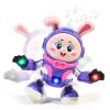 Baby Musical Easter Bunny Toy Dancing Crawling Toys, Light Up Infant Toys Birthday Easter Gifts with Dynamic Music & Cool Lights| Legs Move Sideways| Body Twist view 1