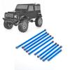 Aluminium Alloy WHEELBASE Link Rod Upgrade Parts Strong Durable Accessory RC CAR Crawler (Blue ECX224000B) view 2
