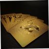Ameble Waterproof Poker Luxury Gold Foil Poker Cards Classic Tricks Tool Without Colorful Printing 1Set view 3