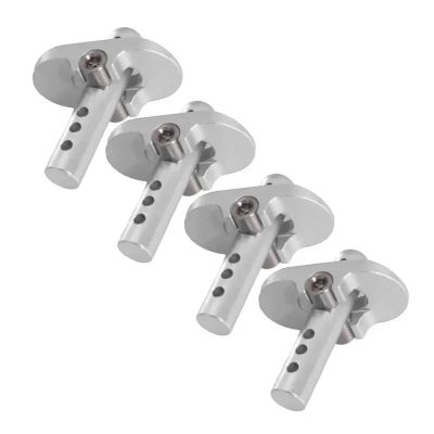 RC Repairs Spare Parts For RC Car 1/7 1/8 1/10 4pcs Metal Body Post Ar320357 Ar320453 Remote Control Vehicle Accessories Parts(Silver)
