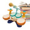 Boys Drum Set - Adjustable Portable Drum, Kids Musical Instruments, Boy Drums Set, Drums Instrument Toy, Interactive Music Learning, Children Boys Girls Preschool Play Travel | Home Classroom Birthday view 1