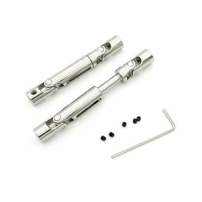1 Pair of Metal Drive Shafts for M-N D90 D91 D96 99s for W-PL B14 B24 C24 34 B16 36 D12 Track Car RC Car Truck Upgrade Spare Parts