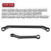 ARRCat Aluminum Steering Links Upgrades Part for 1/30 SCX30 Chev rolet K10/Jeep Wrangler JLU 4X4/F0rd Bronco 4X4 RC Crawler,AXI-2260T1/AXI-2261T2/AXI-2048T1,Steering Tie Rod & Drag Link,Black view 2