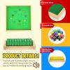 Shut The Box Game, 12 Inches Family Wooden Board Games Table Math Dice Game for Adults, 2-6 Player Classics Tabletop Version Games for Classroom,Home,Party and Pub (Colorful) view 4