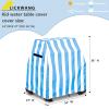 AIickwang Kids Water Table Cover For Step2 Rain Showers & Flow Kids Water Table,Outdoor Heavy 600D Dustproof Waterproof Dustproof Anti-UV Toddler Activity Table Cove,Sky blue view 2
