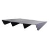 Car Modified Rear Bumper 4 Fins Diffuser Black ABS Rear Spoiler Shark Fin Spoiler Car Accessories view 1