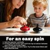 YASAIN 4-Hour Long Spin Rechargeable LED Spinning Top | Color Changing Light Show Fidget Toy | Electric Gyroscope for Focus & Stress Relief (Kids & Adults) - Perfect Desk & Home Gift, Black + Red view 4