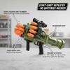 Children's Foam Rocket Launcher Toy Soft Bullet Launcher RPG Toy Gun Set Tactical Vest Battle Game (Green, Upgraded Package) view 3