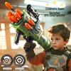 Children's Foam Rocket Launcher Toy Soft Bullet Launcher RPG Toy Gun Set Tactical Vest Battle Game (Green, Upgraded Package) view 4