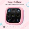 BearHonie Electronic Tic Tac Toe Game Portable Puzzle Board Games for Kids & Adults, Travel Games Car Games, Birthday Gifts, Top-Pink + Bottom-Blue view 3