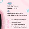 BearHonie Electronic Tic Tac Toe Game Portable Puzzle Board Games for Kids & Adults, Travel Games Car Games, Birthday Gifts, Top-Pink + Bottom-Blue view 4